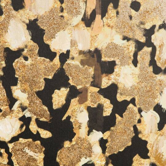 30" x 59" Black Polystone Tree with Gold Foil Accents Framed Wall Art